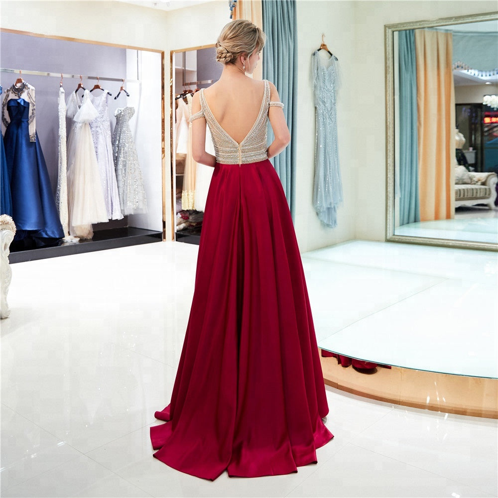 Hot selling maxi party dresses women evening gowns