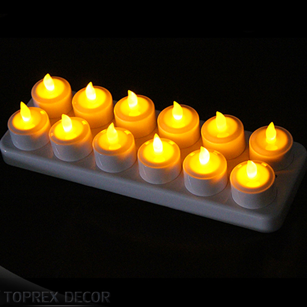 12pcs set flameless candle holders wedding table decorations decor