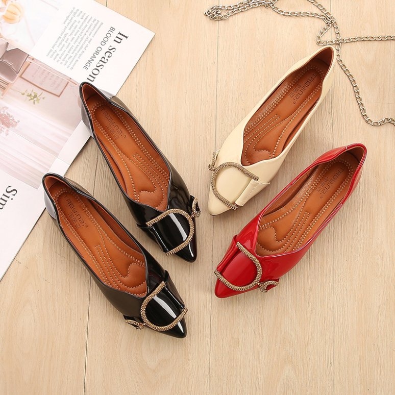 Apparel & Accessories > Shoes ladies flat slippers