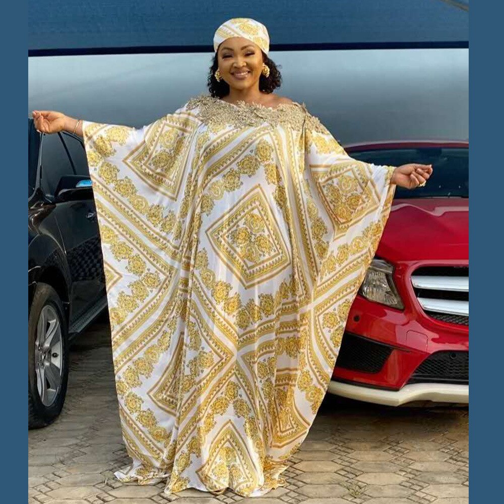 Long Maxi Dress 2020 African Dresses for Women Dashiki Summer Plus Size Dress Ladies Traditional African Clothing Dreess