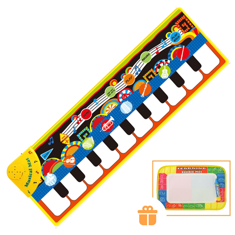 110x36cm baby play mat toy musical instrument game carpet toys educational