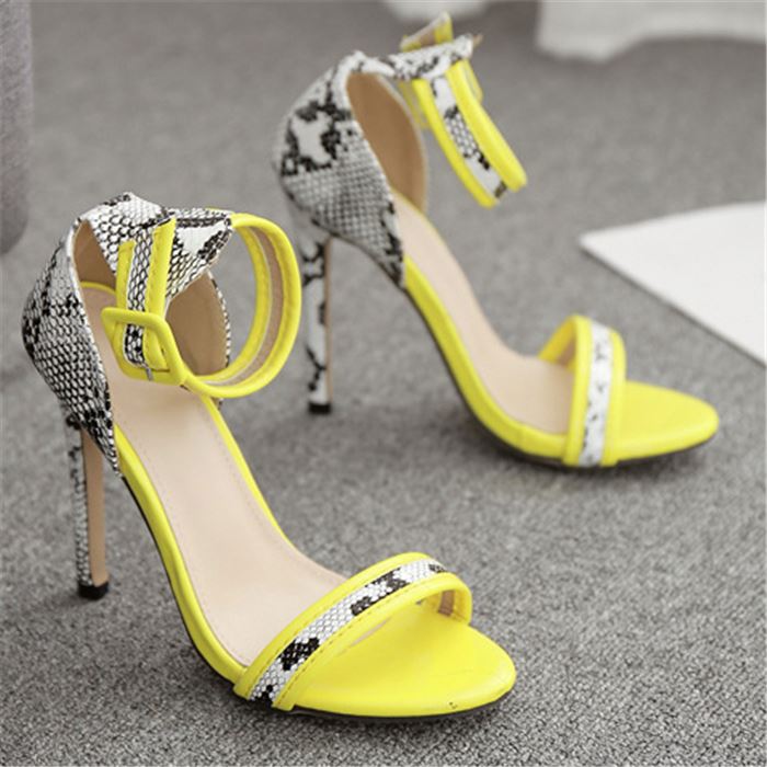 Hot sale clear sandals high heels latest fashion women Apparel & Accessories > Shoes