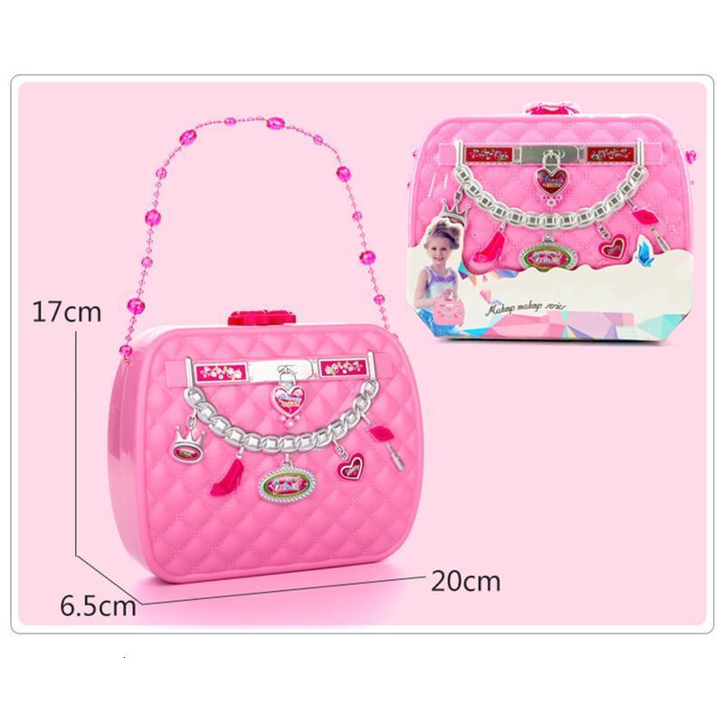 Girls pretend play toy cosmetic bag beauty hair salon makeup tools kit