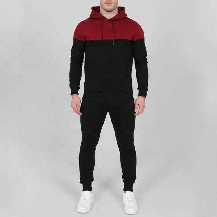 Trendy Pullover Hood Tracksuit Sets Bulk Running Sports Wear Jogging Suits Sweatsuit Men