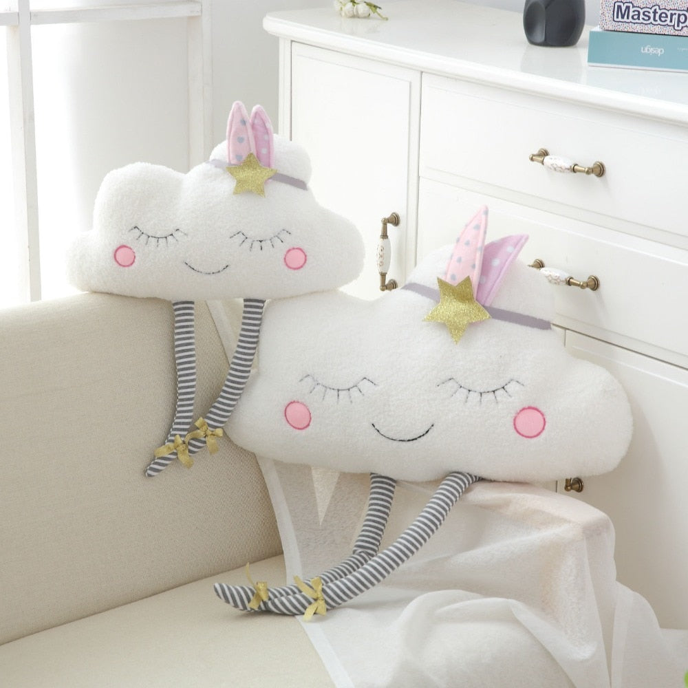 Cloud plush pillow stuffed cartoon soft cloud toy cushion