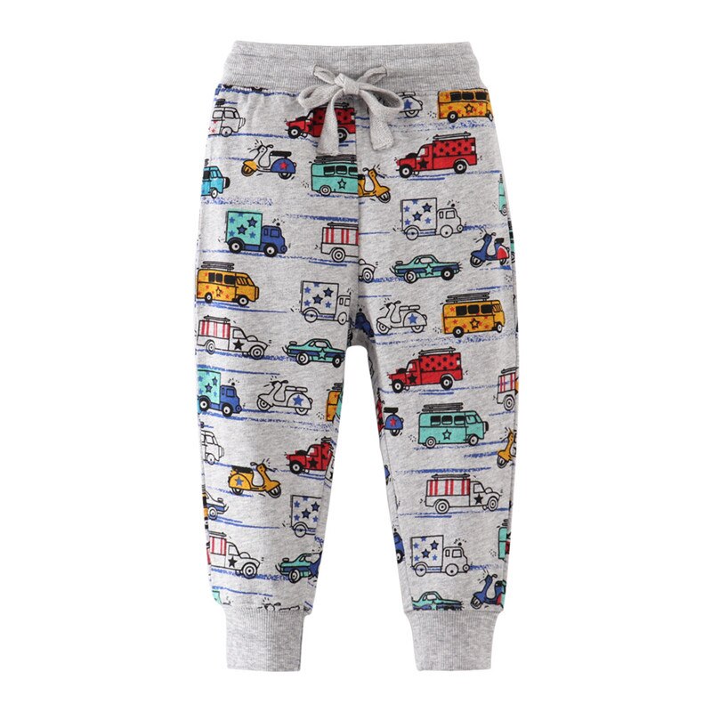 Boys Cotton Pants Children Trousers Cartoon Brand Autumn Winter Baby Clothes Boy Baby Print Kids Leggings for Boy Jumping Meters