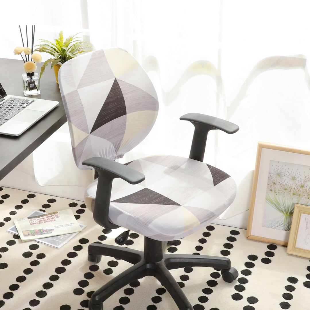 Universal stretch elastic office chair cover spandex printed