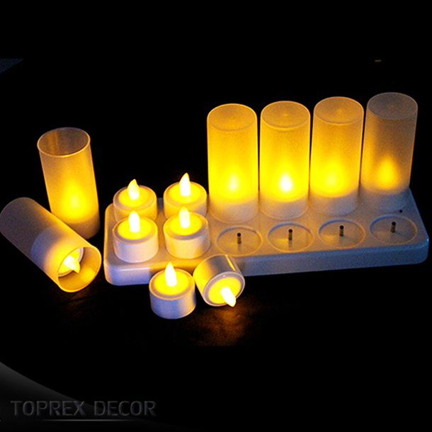 12pcs set flameless candle holders wedding table decorations decor