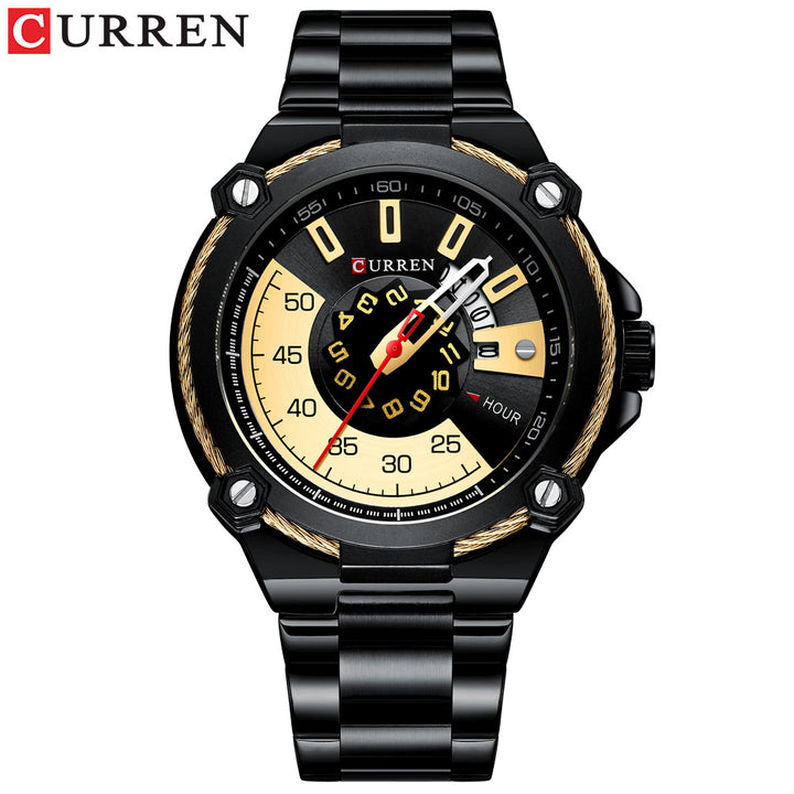 Brand Men WatchFashionable Man Suit Collocationmen Gold WatchBusiness Watch Waterproof