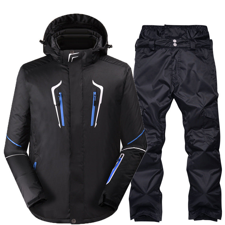 EVERLAND OEM Outdoor Custom Mens Ski Jacket Clothing Snowboard Jacket Men Ski Equipment Set Snow Coat Ski Suit Jacket