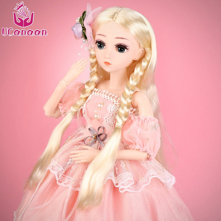 18inch 18 ball jointed dolls with clothes outfit Apparel & Accessories > Shoes wig hair makeup toys