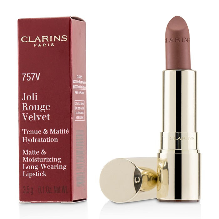 CLARINS - Joli Rouge Velvet (Matte & Moisturizing Long Wearing Lipstick) 3.5g/0.1oz