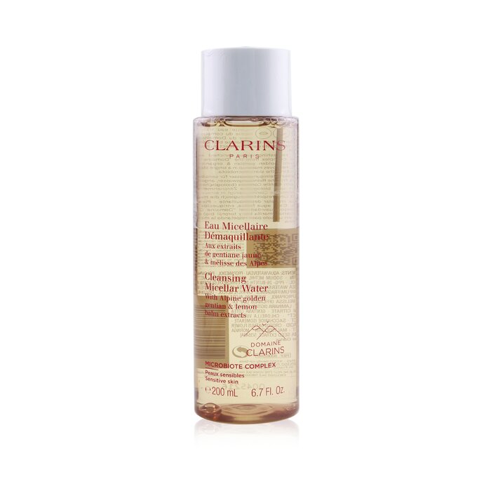 CLARINS - Cleansing Micellar Water With Alpine Golden Gentian & Lemon Balm Extracts - Sensitive Skin