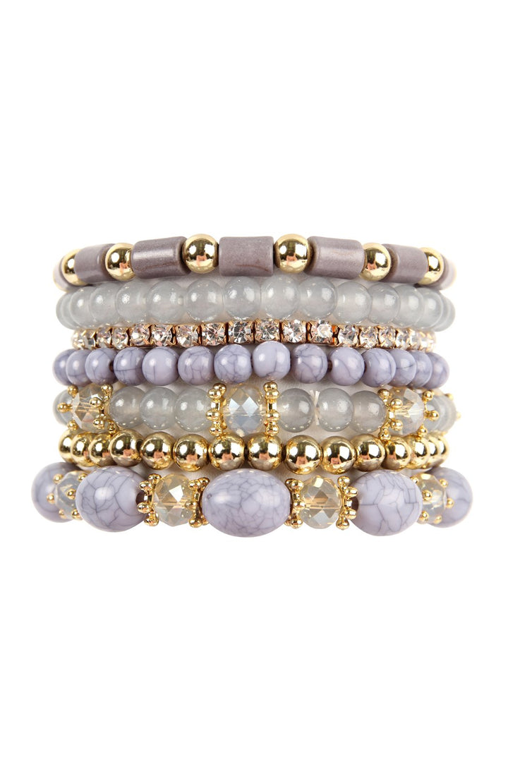 Multibead stackable bracelet