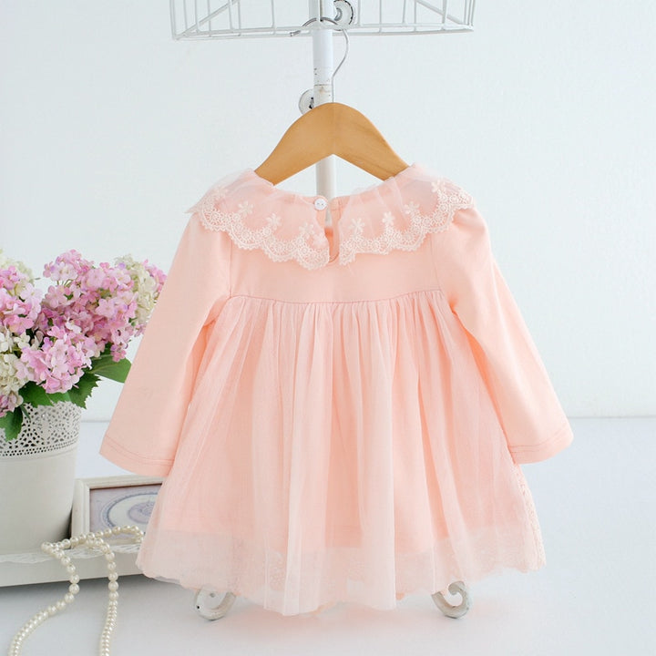 Baby Girls Princess Dress for Newborn Infant Clothing 2021 Summer Cute Cotton Long Sleeve Baby Dress Toddler Girl Clothes Dresse