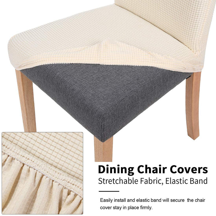 Stretch dining room chair slipcovers spandex