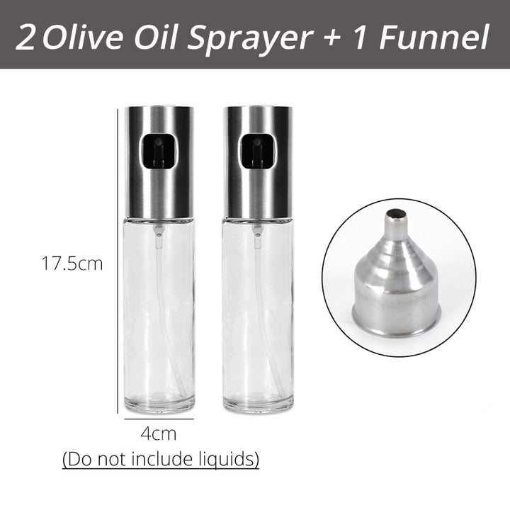 Olive oil sprayer dispenser vinegar glass bottle leak proof kitchen tools