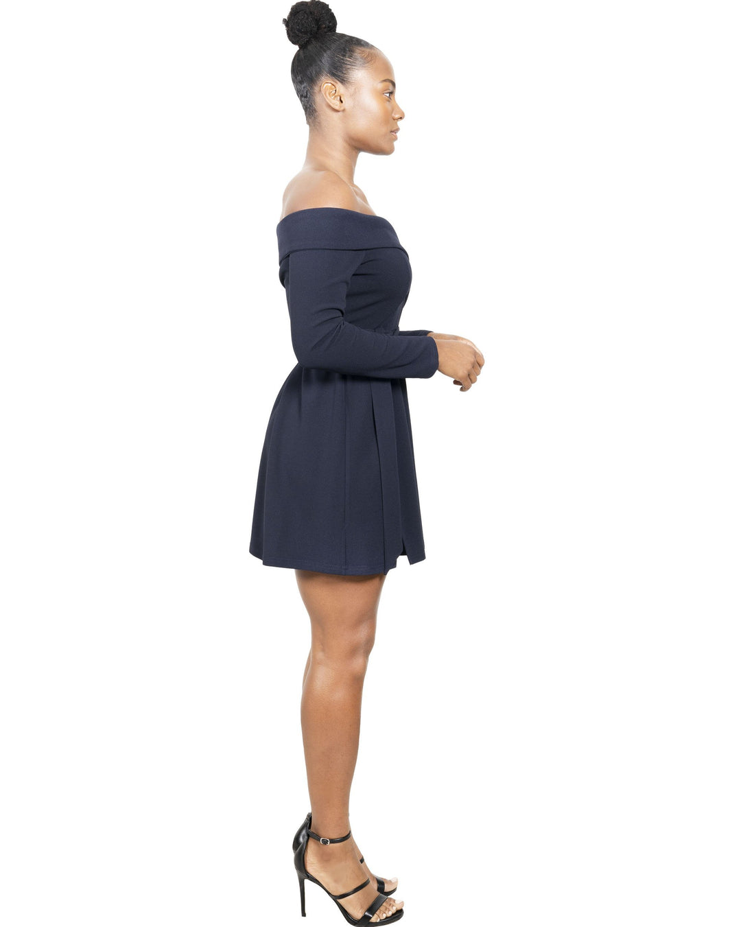 Royalton Off-Shoulder Long Sleeve Mini Dress