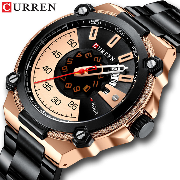 Brand Men WatchFashionable Man Suit Collocationmen Gold WatchBusiness Watch Waterproof