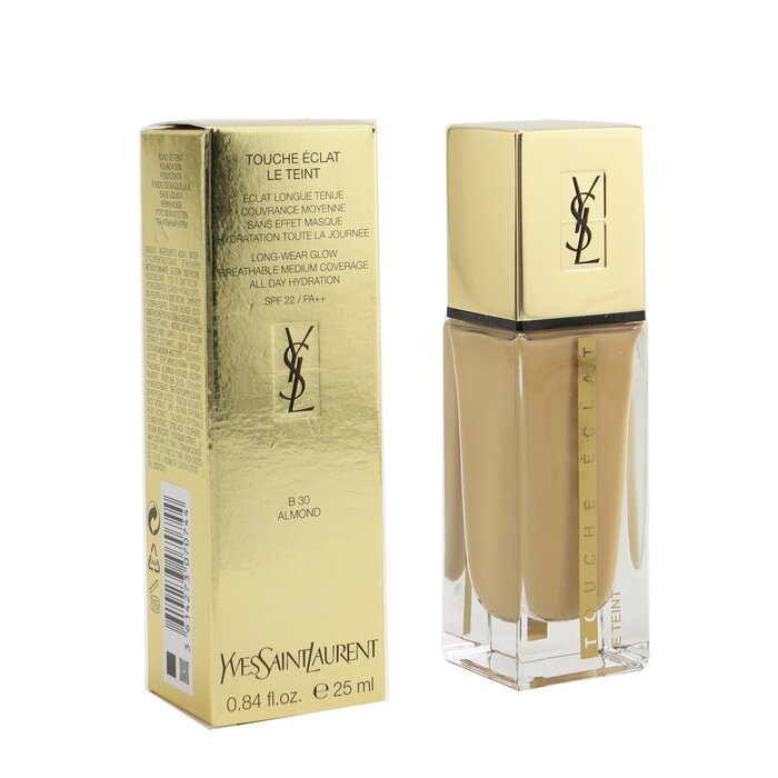 YVES SAINT LAURENT - Touche Eclat Le Teint Long Wear Glow Foundation SPF22 25ml/0.84oz