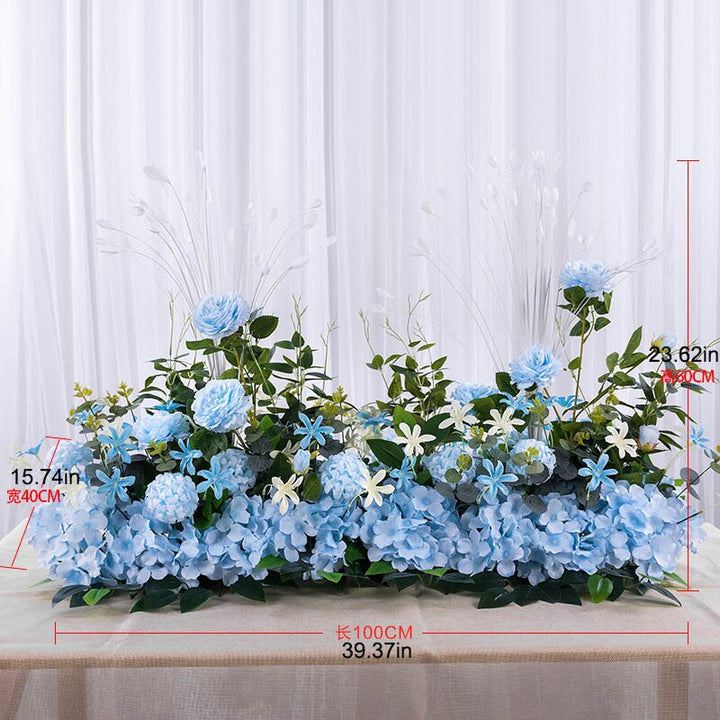 Artificial wedding flower wall backdrop arrangement silk rose peony arc decor