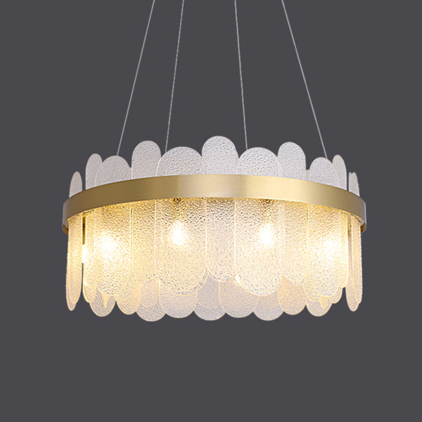 Modern Light Luxury Living Room Bedroom Lamp Crystal Chandelier Dimmable Ceiling Chandelier