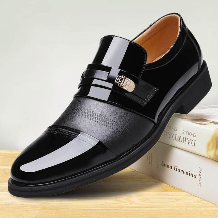 2021 New Hot-Selling Men's Leather Shoes Bright Leather Formal Fashion Business Men's Shoes Wholesale