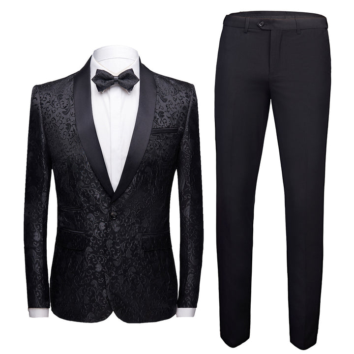 EVERLAND OEM Traje Formal Traje Mens Suits Manufacturer 2 Piece Slim Fit Blazer+pants+vest White Groom Men's Wedding Suit