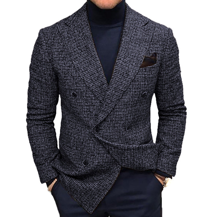 KX Most Popular Formal Mens Blazers Slim Fit Stylish Blazer Jacket Plaid Suit for Men