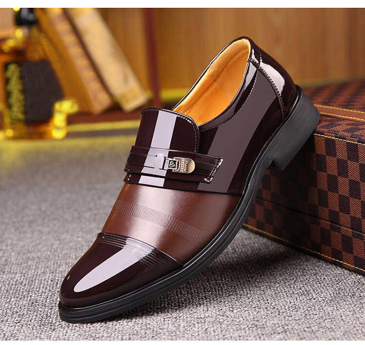 2021 Wholesale Casual Fashion Genuine Leather Men Shoes for Speech Occasion