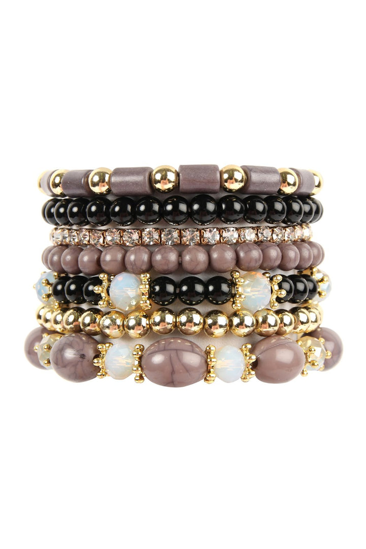 Multibead stackable bracelet