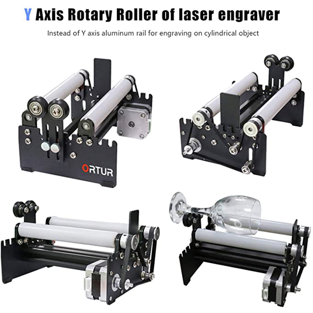 Adds on y axis rotary roller laser engraving tools electronics