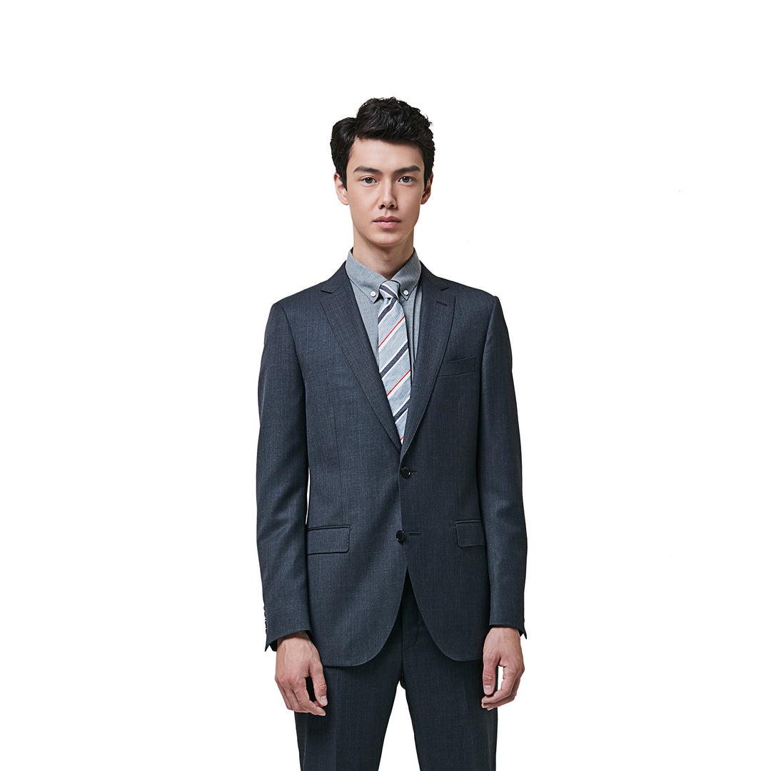 Factory Direct Sales Promotion Wool Blend Business Slim Fit Formal Summer Suits for Men