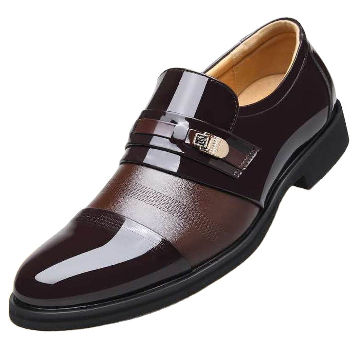 2021 New Hot-Selling Men's Leather Shoes Bright Leather Formal Fashion Business Men's Shoes Wholesale