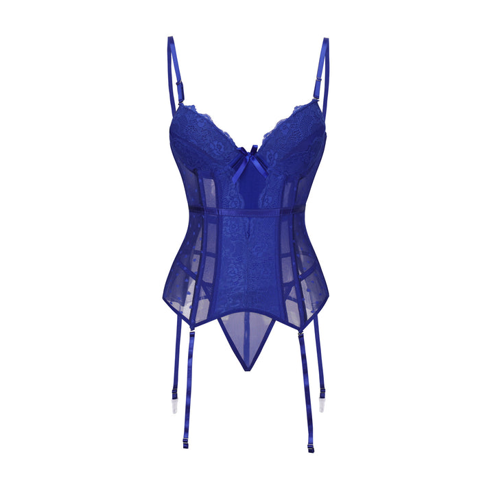 Womens steel boned bustier dress lace up lingerie waist cincher corset top