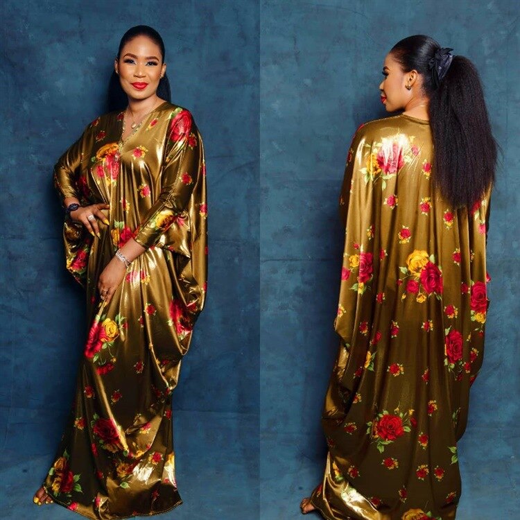 Long Maxi Dress 2020 African Dresses for Women Dashiki Summer Plus Size Dress Ladies Traditional African Clothing Dreess