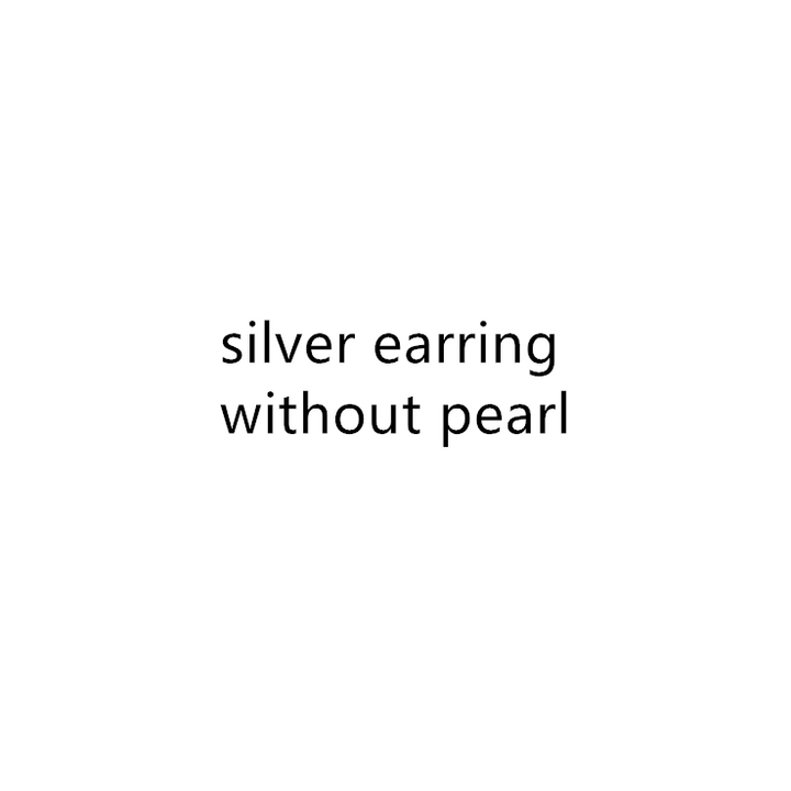 Real natural freshwater pearl 925 sterling silver gold plated earring set