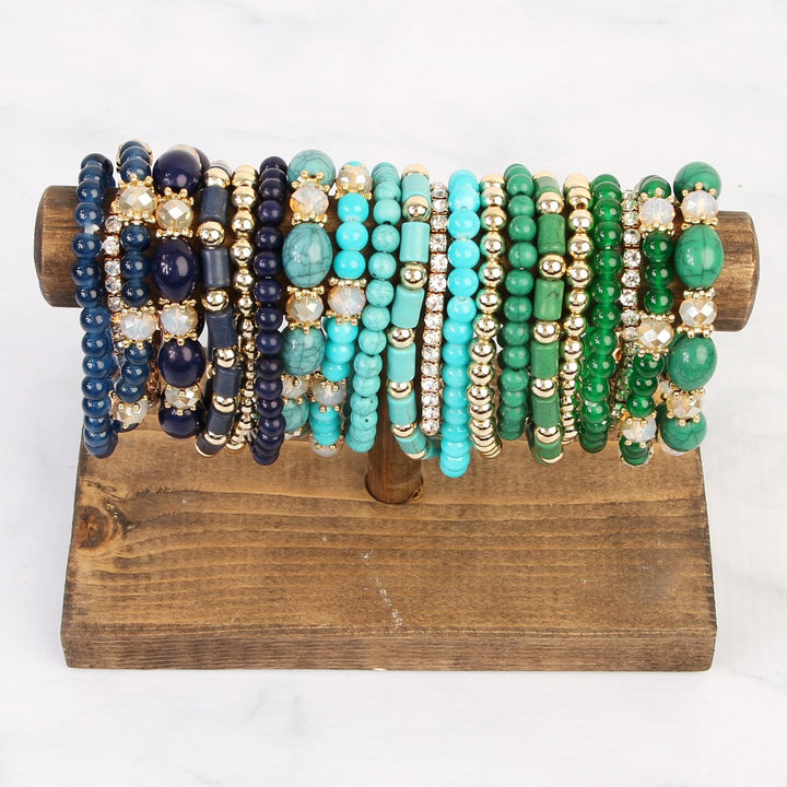 Multibead stackable bracelet