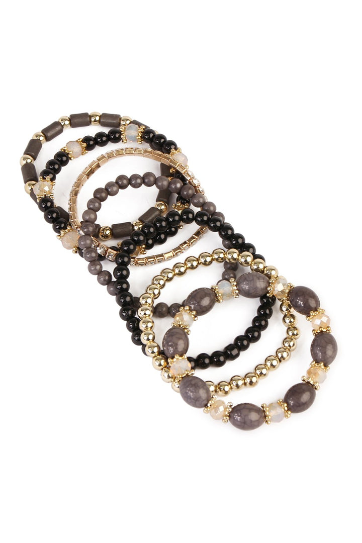 Multibead stackable bracelet