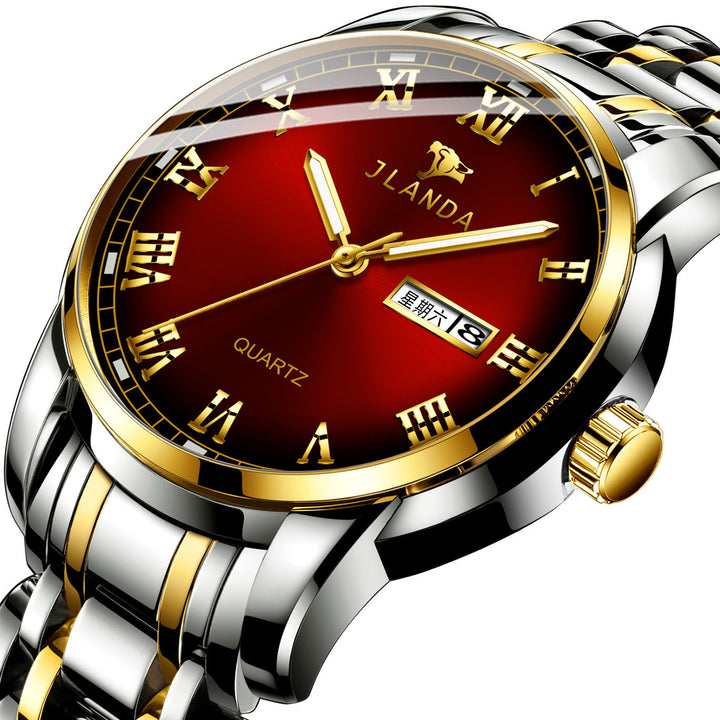 Luxury waterproof quartz brand wristwatches for men