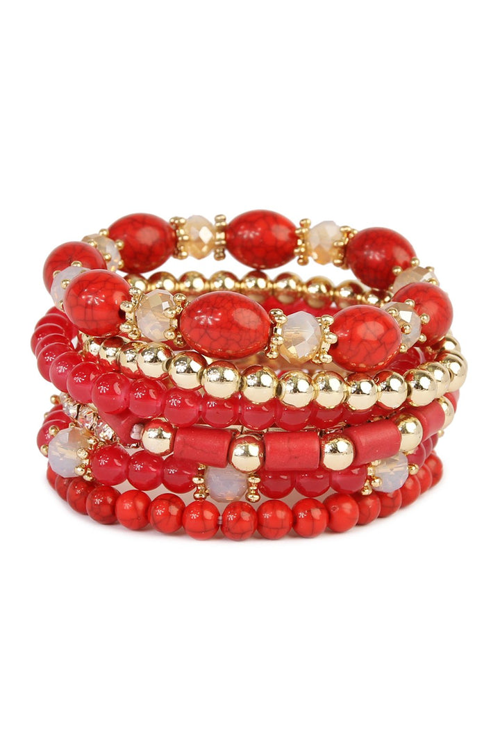 Multibead stackable bracelet