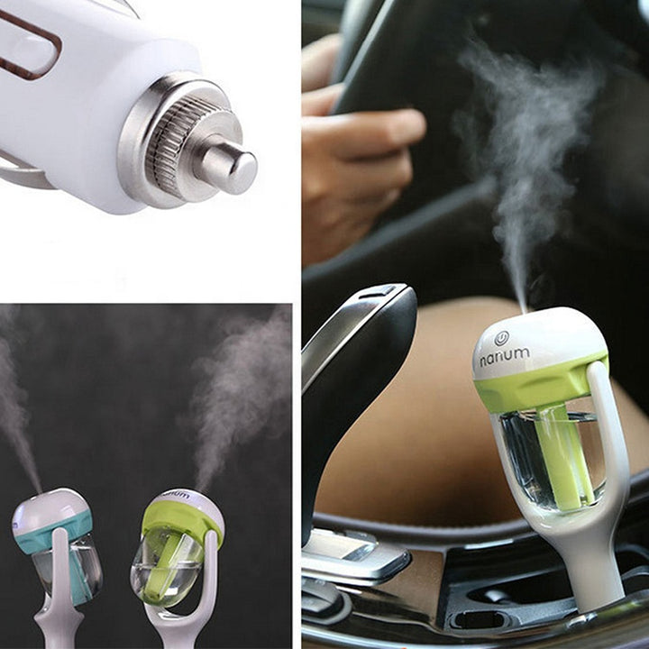 12v car air freshener oil diffuser car steam air humidifier aroma purifier