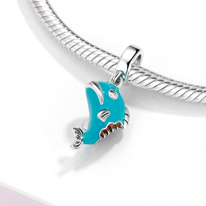 Silver cute little animals series diy enamel-beads charm for bracelet womens jewelry