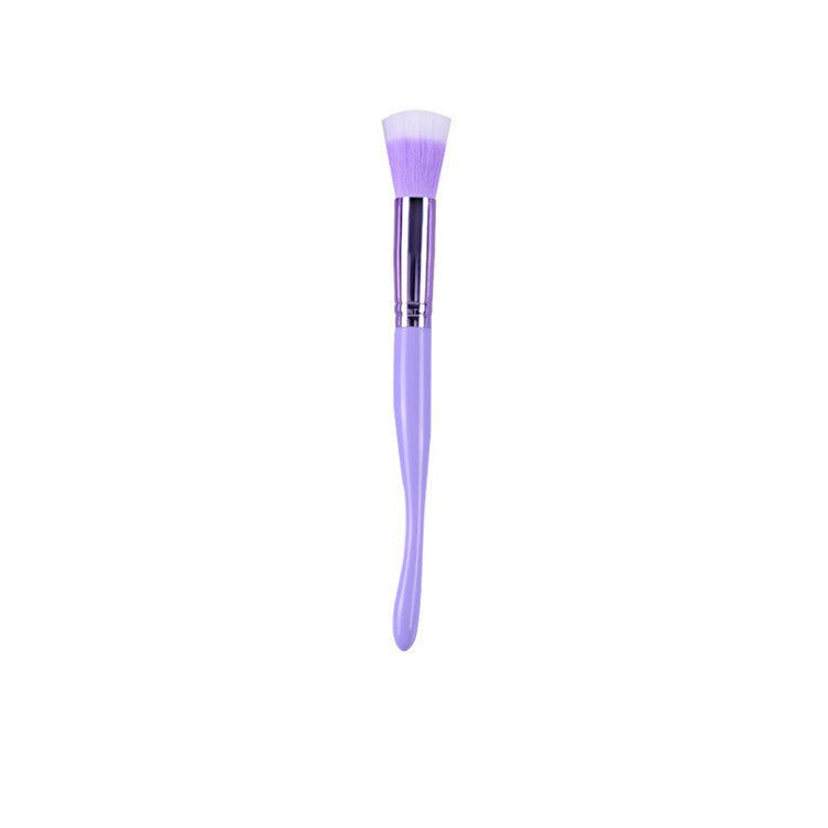 Foundation professional purple beauty makeup brushes with bag