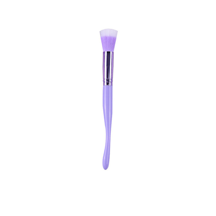 Foundation professional purple beauty makeup brushes with bag