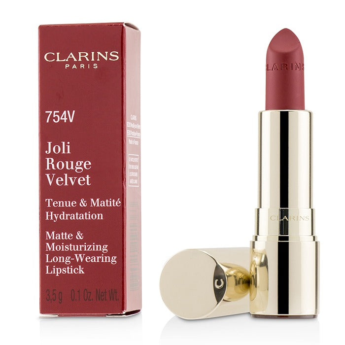 CLARINS - Joli Rouge Velvet (Matte & Moisturizing Long Wearing Lipstick) 3.5g/0.1oz