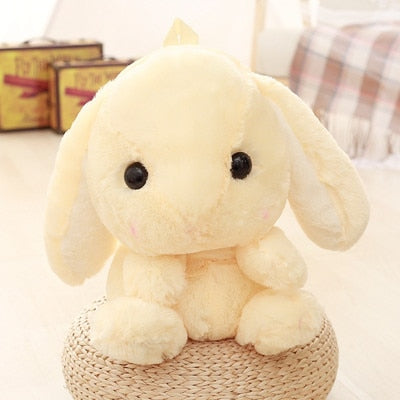 Gifls furry rabbit cartoon plush shoulder bags