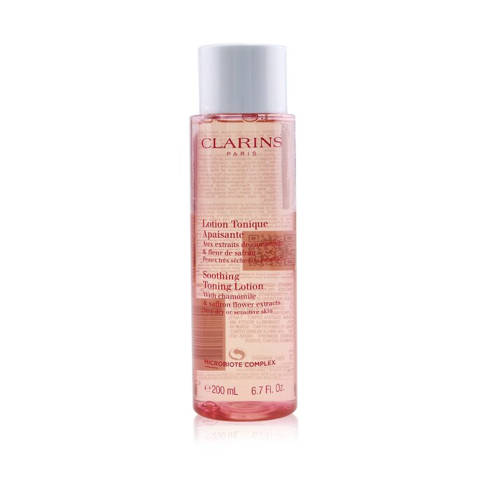 CLARINS - Soothing Toning Lotion With Chamomile & Saffron Flower Extracts - Very Dry or Sensitive Skin