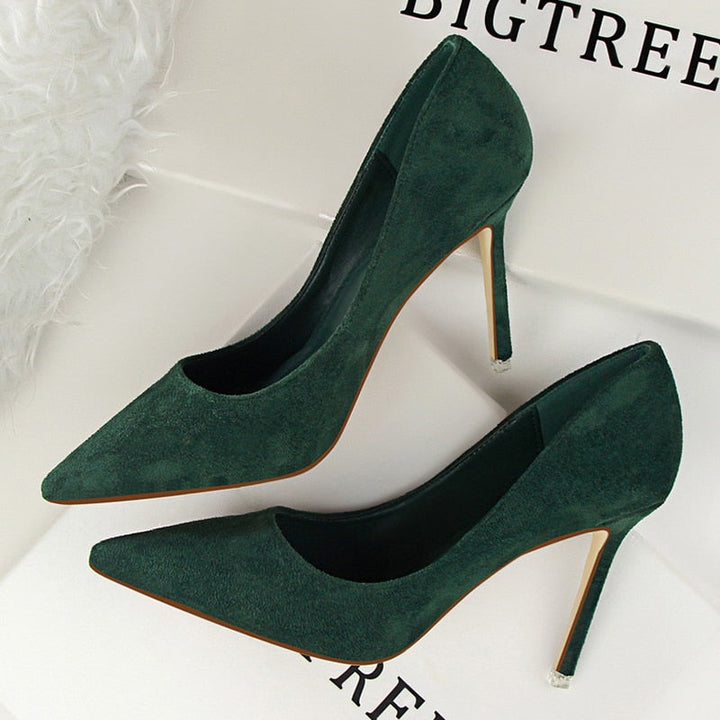 Women pumps fashion 9cm high heels Apparel & Accessories > Shoes pointed toe