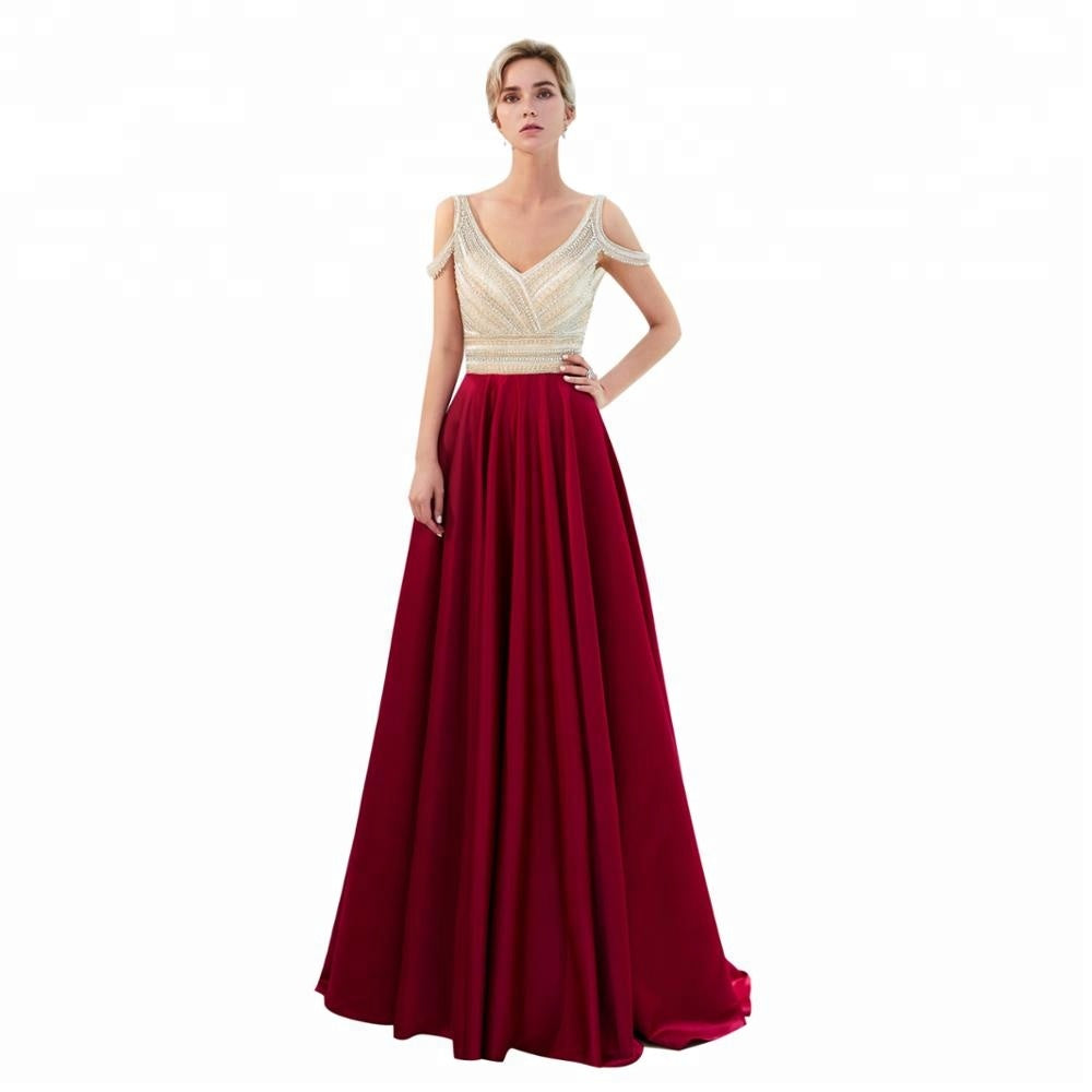 Hot selling maxi party dresses women evening gowns